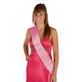 Blank Satin Sash